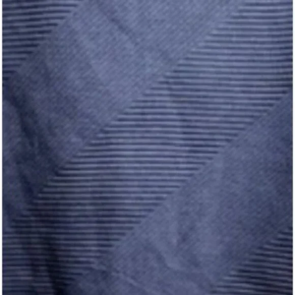 Noize Mens Navy Ribbed Full-Zip Jacket With Stand Collar & Button Pockets Size M - Picture 5 of 10